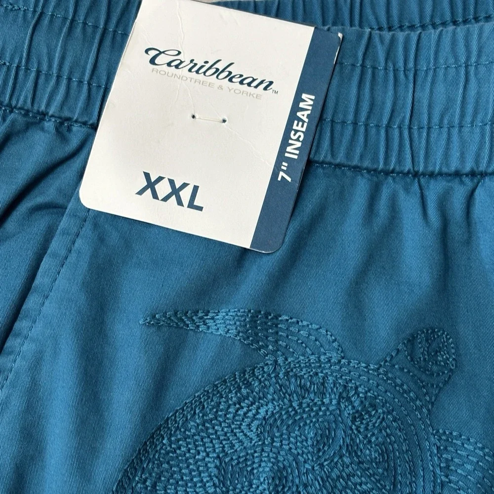 Caribbean Men's 2XL Turtle Embroidery 7